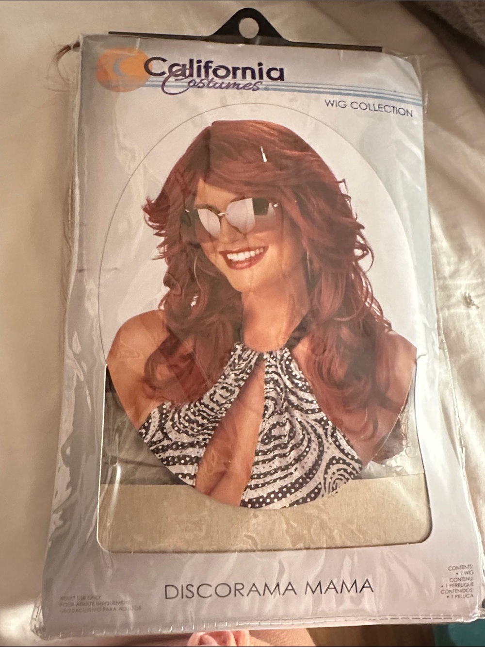 California Costumes Discorama Mama Women's Auburn Red Layered Wig